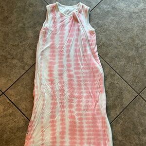 Kyte Baby Pink and White Tie-Dye Sleep Sack 1.0 Tog